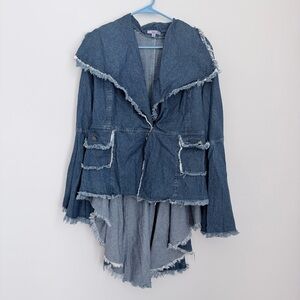 Eien reworked blue denim jacket